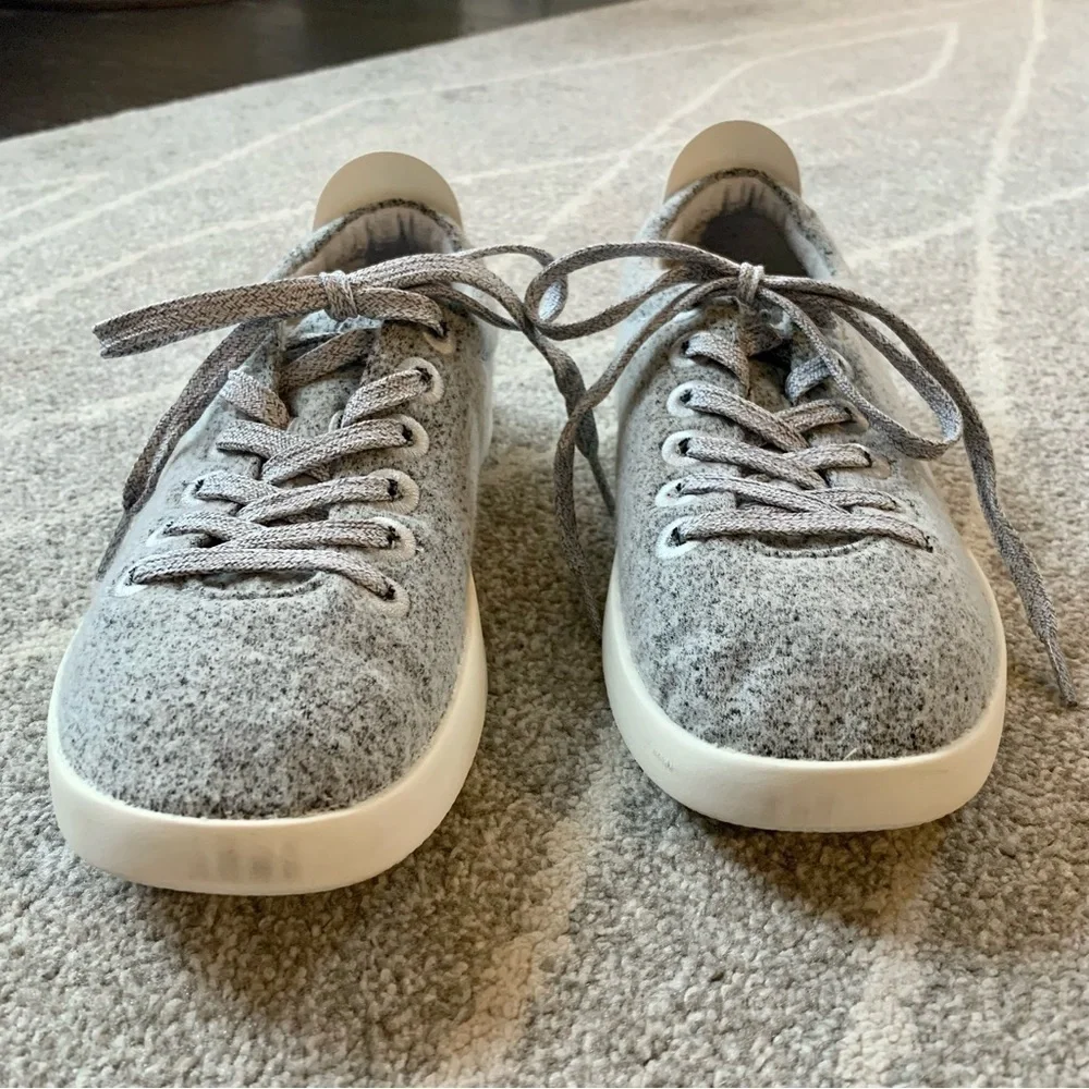 Allbirds Dapple Gray Wool Piper Sneakers Size 8